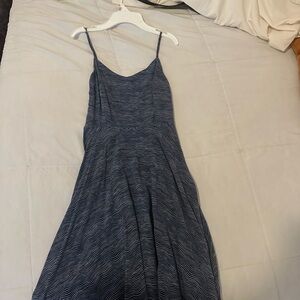 Old Navy Blue Sleeveless Spaghetti Strap Sundress